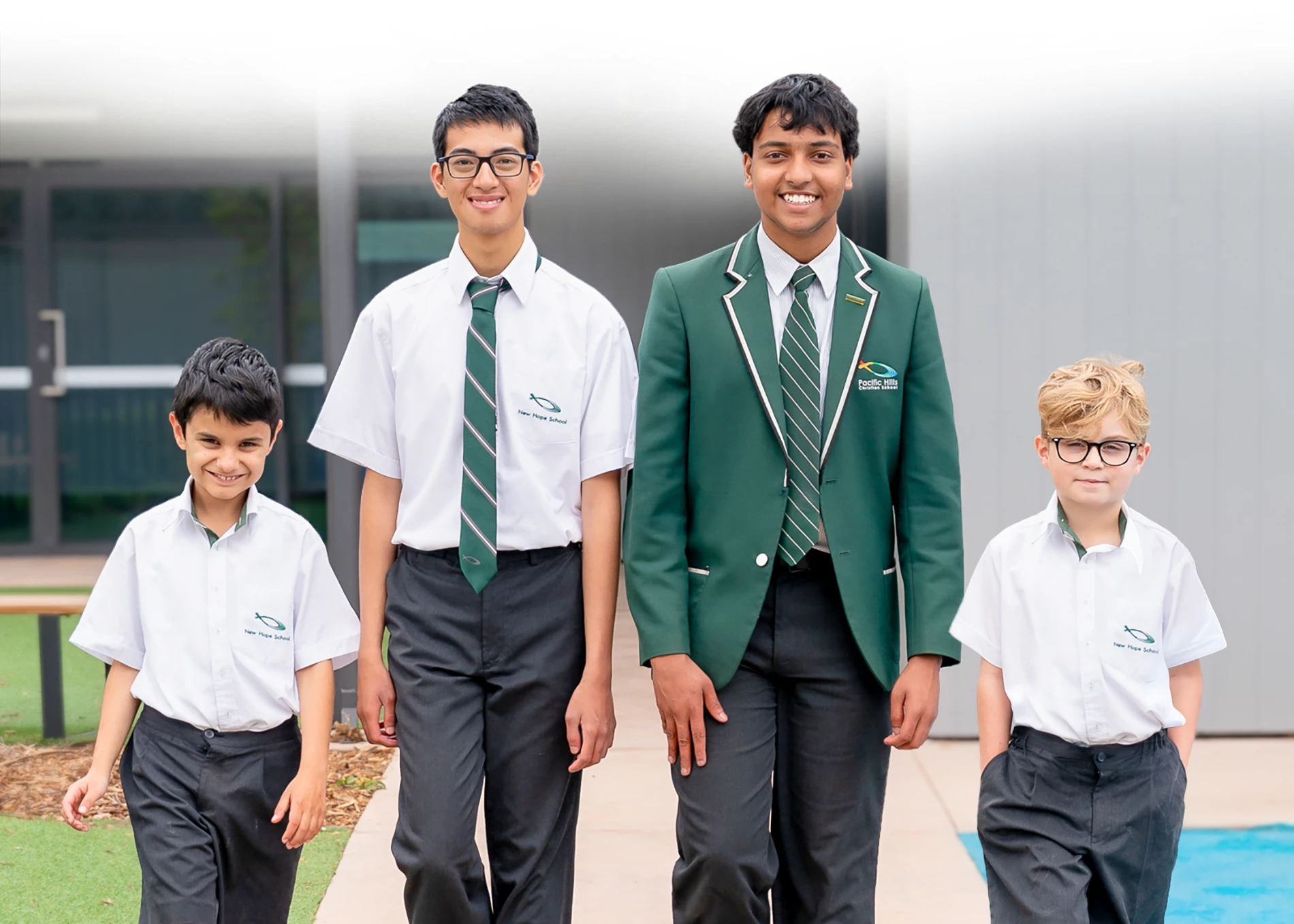 Group of students enjoying the outdoors